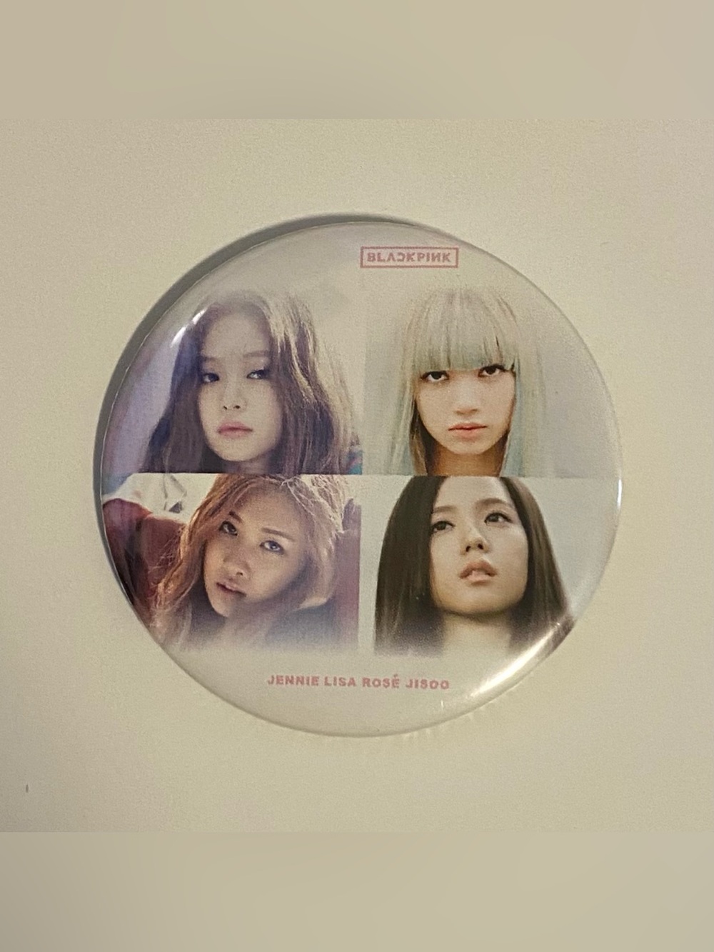 Blackpink Stay with me Square Two era badge pinback